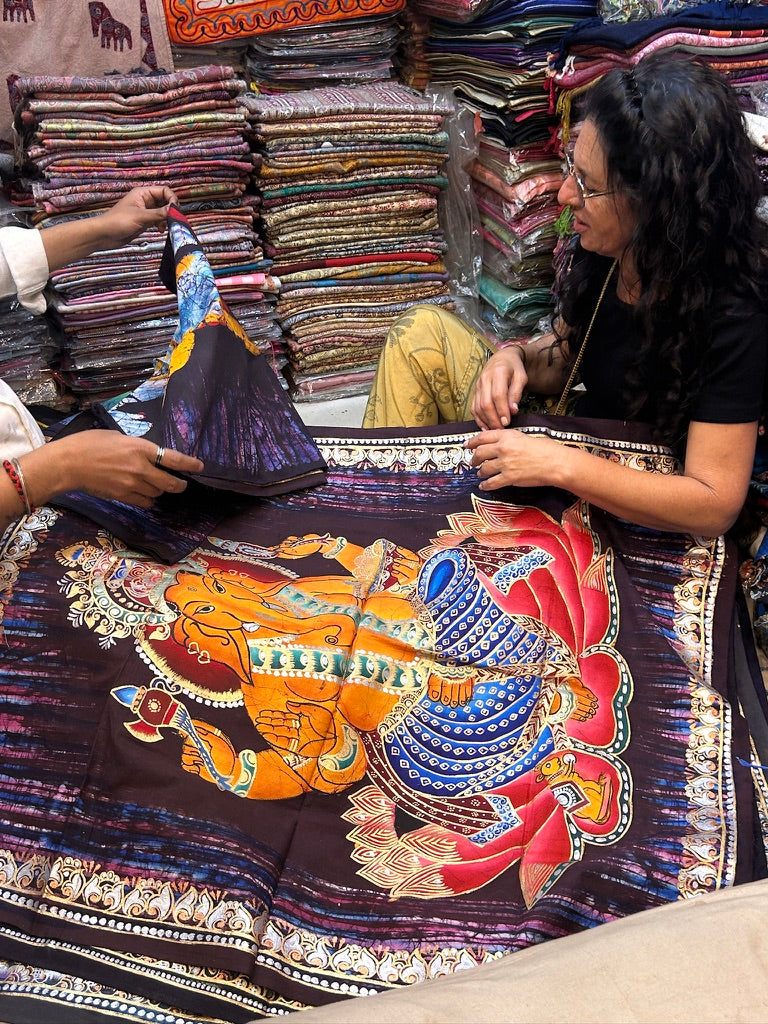 The Story in a Hand-Batik Textile