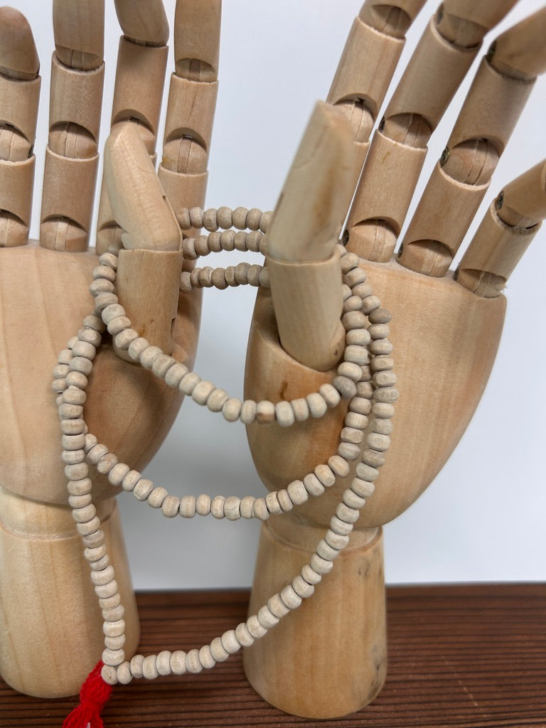 Tulsi Mala — Traditional Holy Basil Wood Prayer Beads