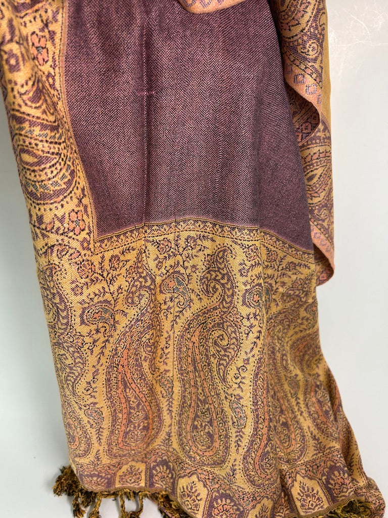 Reversible Varanasi Cotton-Silk Shawl