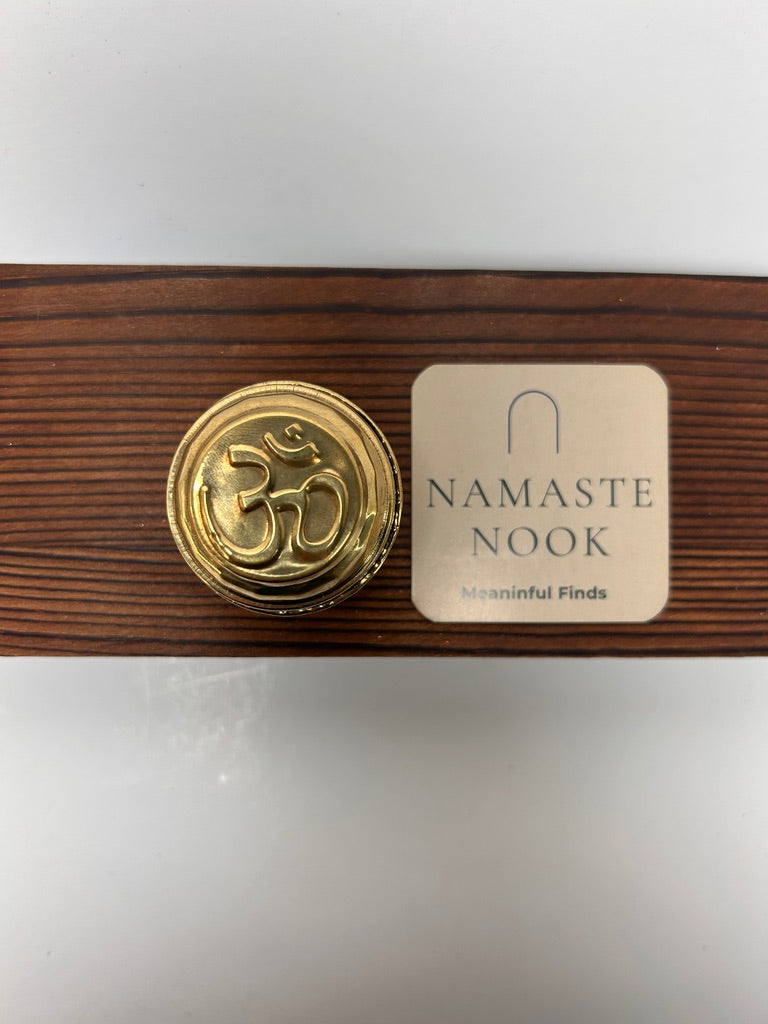 Brass Om Ritual Box — view 1