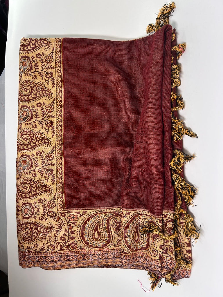 Reversible Varanasi Cotton-Silk Shawl