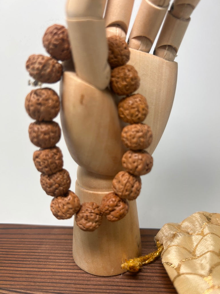 Rudraksha Seed Bracelet — Traditional Prayer Beads