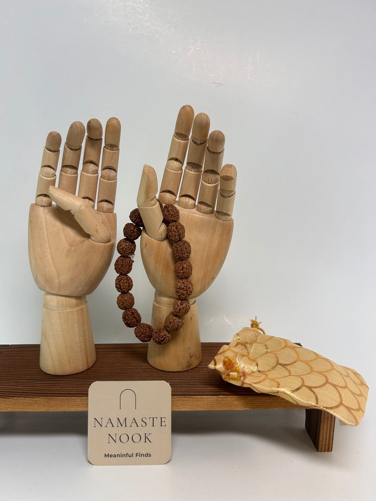Rudraksha Seed Bracelet — Traditional Prayer Beads