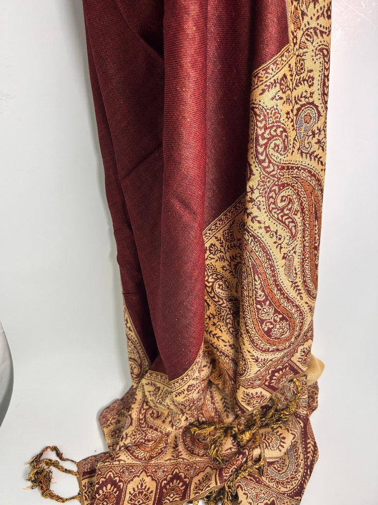 Reversible Varanasi Cotton-Silk Shawl