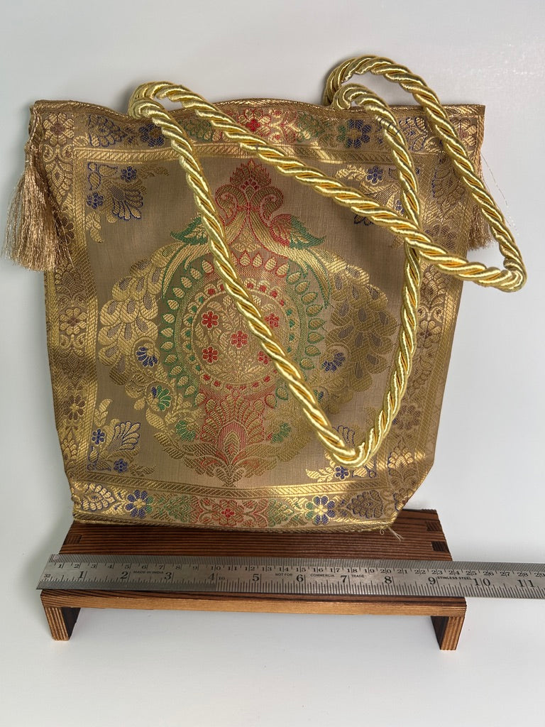 Tote Bag – Latte & Gold