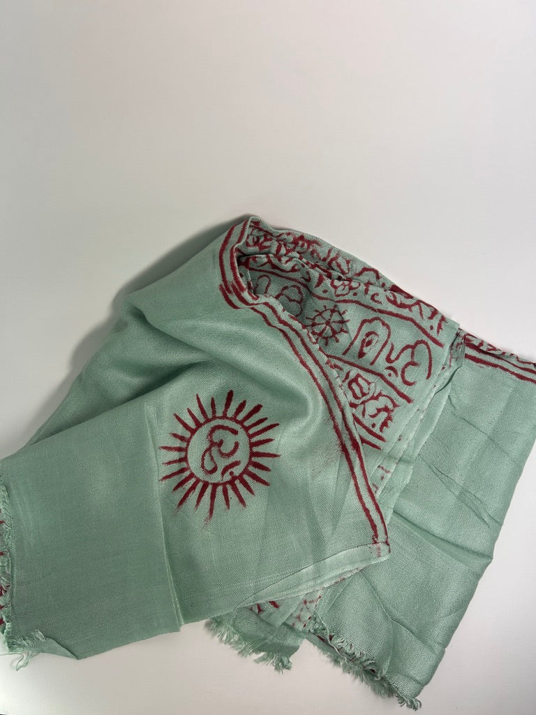 Brushed Cotton Printed Scarf