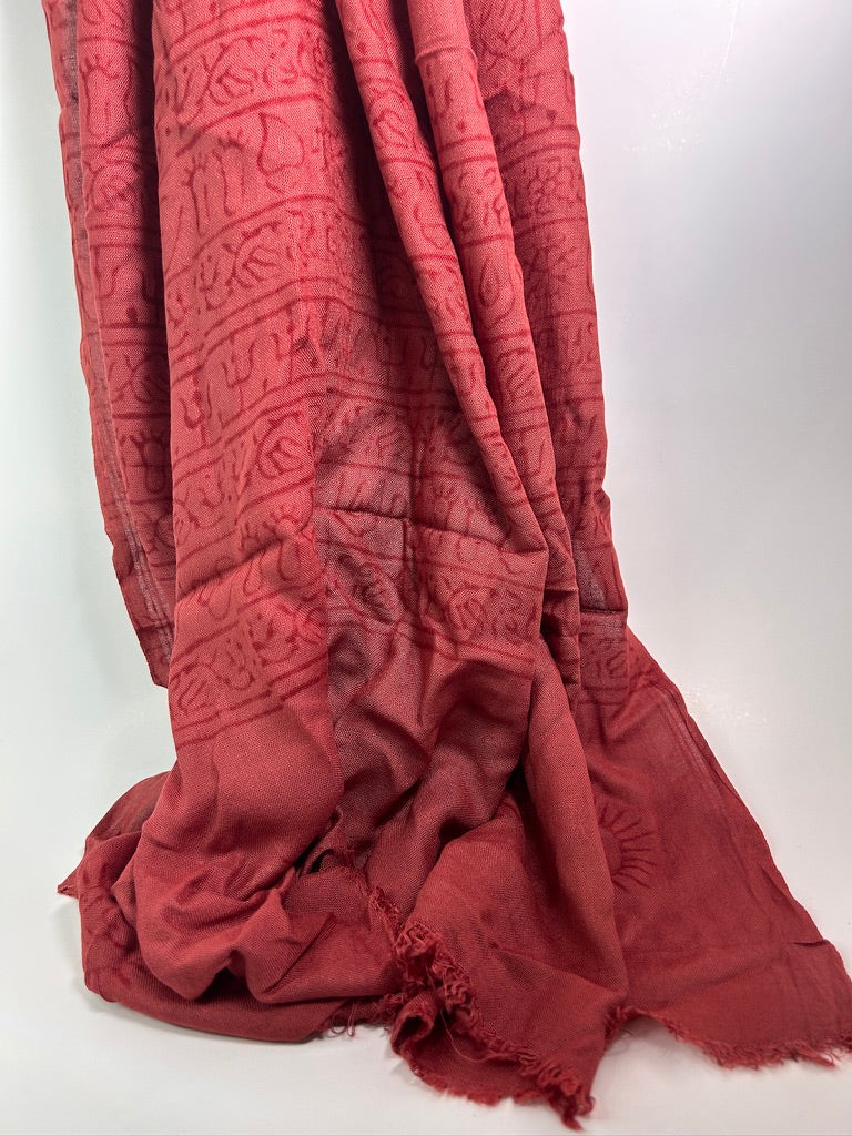 Brushed Cotton Printed Scarf
