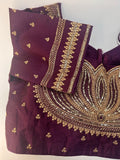 Purple Embroidered Choli / Dancer Top — Coming Soon