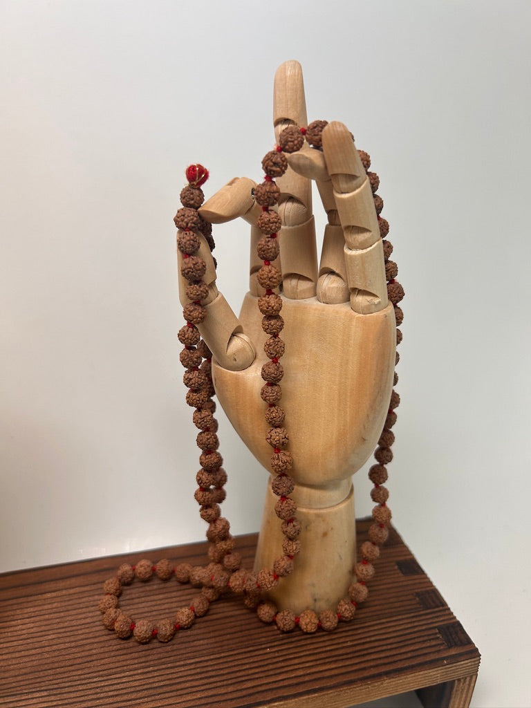Rudraksha Japa Mala with Ganesh Guru Bead — view 7