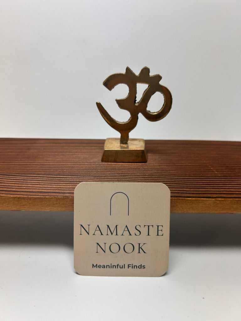 Brass Om Altar Stand — Small — view 2