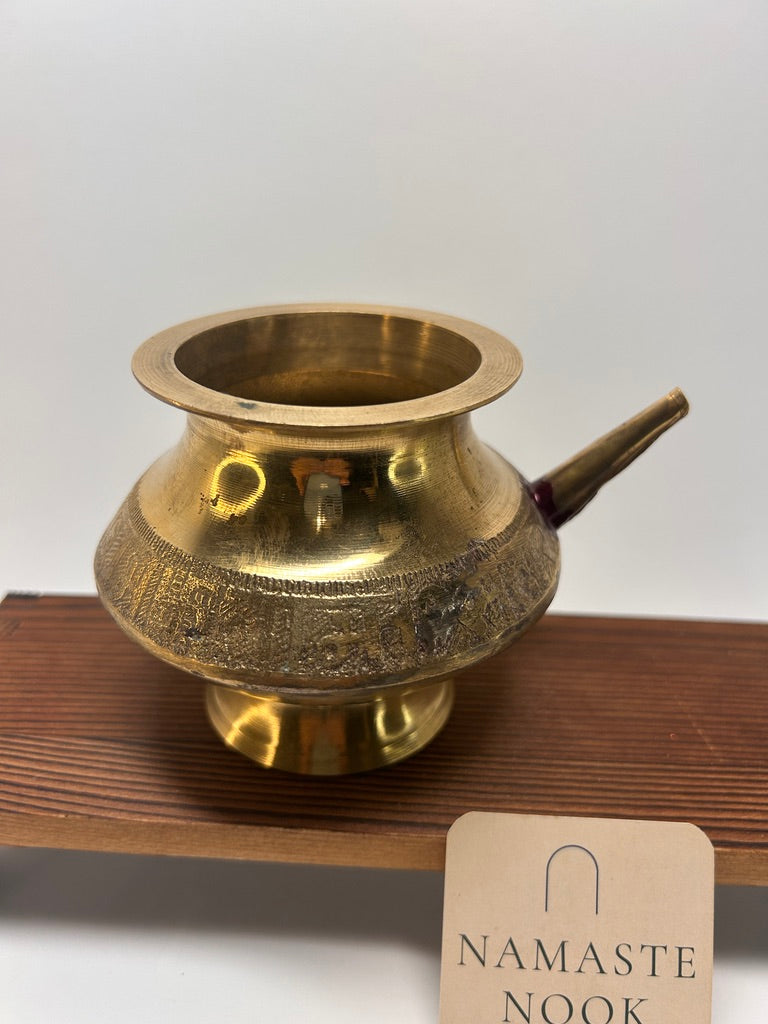 Brass Ritual Pouring Vessel — view 1
