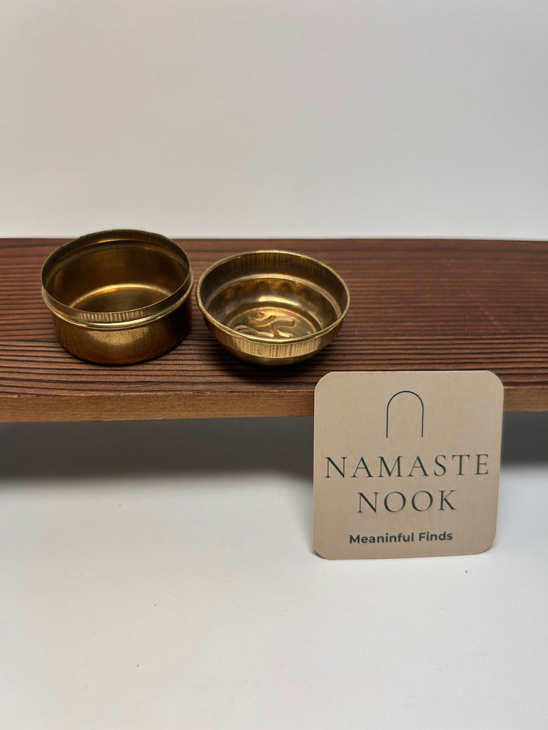 Brass Om Ritual Box — view 3