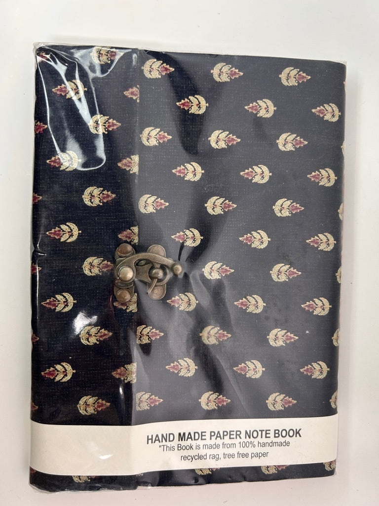 Handmade Rag Paper Journal – Navy Blue