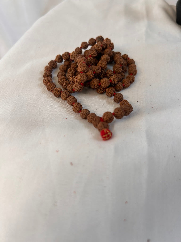 Rudraksha Japa Mala with Ganesh Guru Bead — view 5