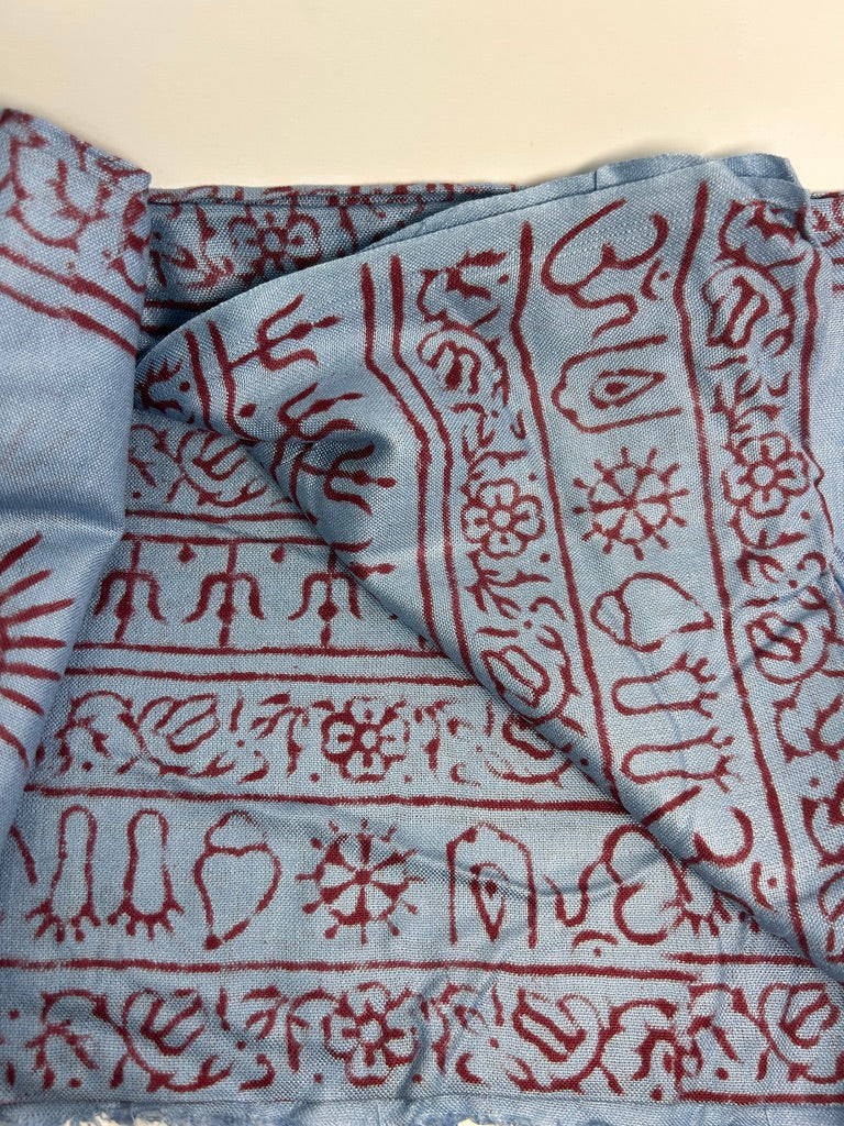 Brushed Cotton Printed Scarf