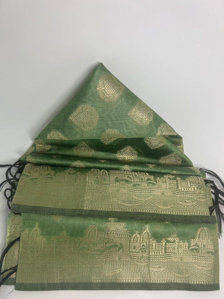 Varanasi Pilgrimage Woven Statement Wrap