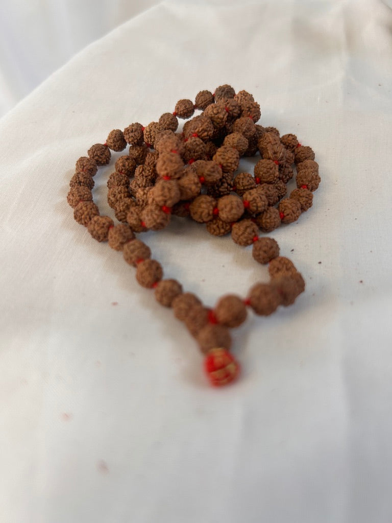 Rudraksha Japa Mala with Ganesh Guru Bead — view 3