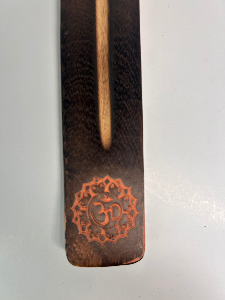 Bamboo Incense Holder – Om