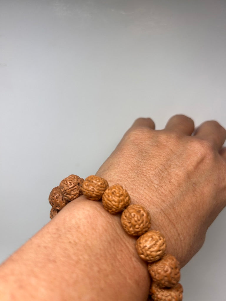Rudraksha Seed Bracelet — Traditional Prayer Beads – Indonesian