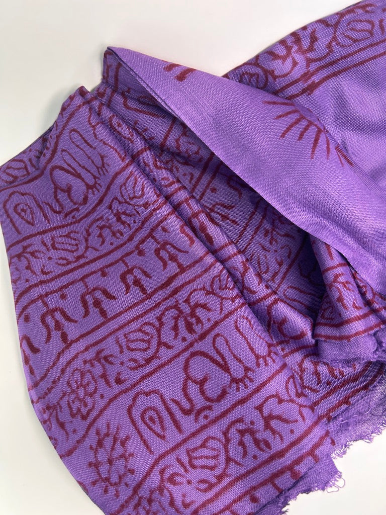 Brushed Cotton Printed Scarf