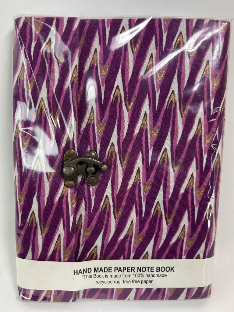 Handmade Rag Paper Journal – Purple
