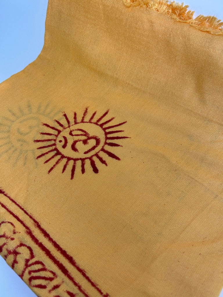 Brushed Cotton Printed Scarf