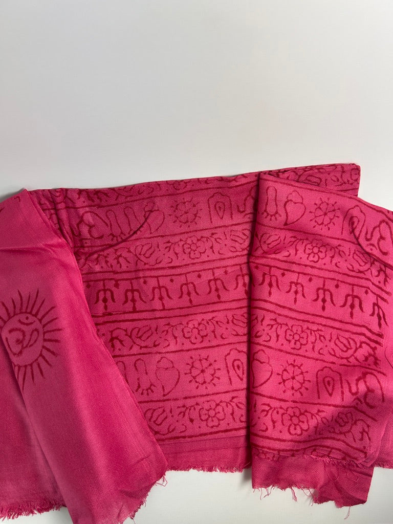 Brushed Cotton Printed Scarf