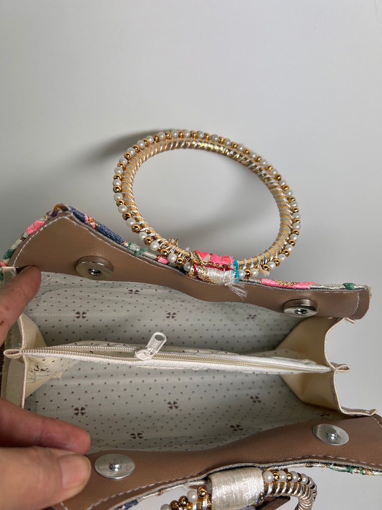 Embroidered Clutch