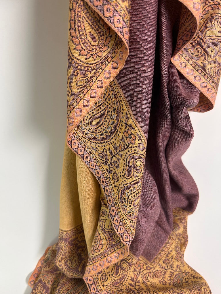Reversible Varanasi Cotton-Silk Shawl