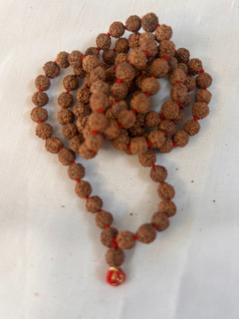 Rudraksha Japa Mala with Ganesh Guru Bead — view 4