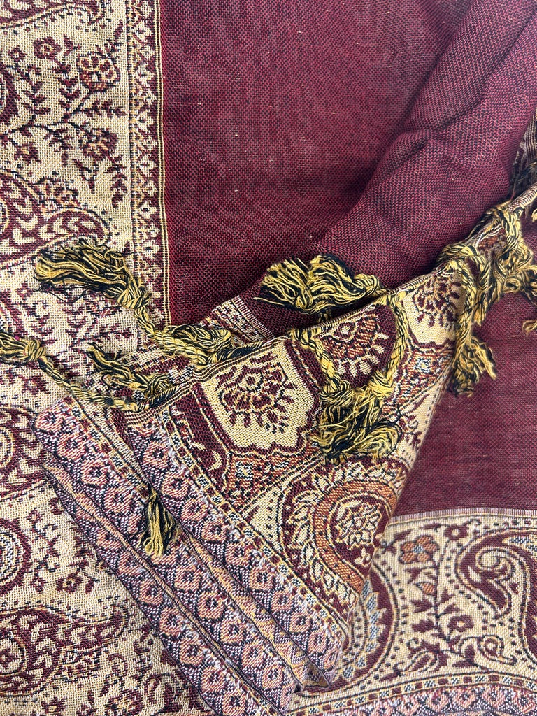Reversible Varanasi Cotton-Silk Shawl