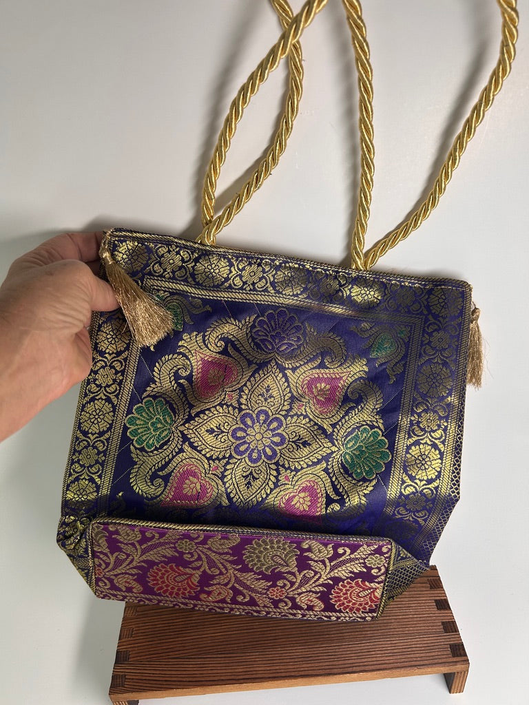 Tote Bag – Purple & Gold