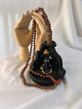 Rudraksha Japa Mala with Ganesh Guru Bead — view 1