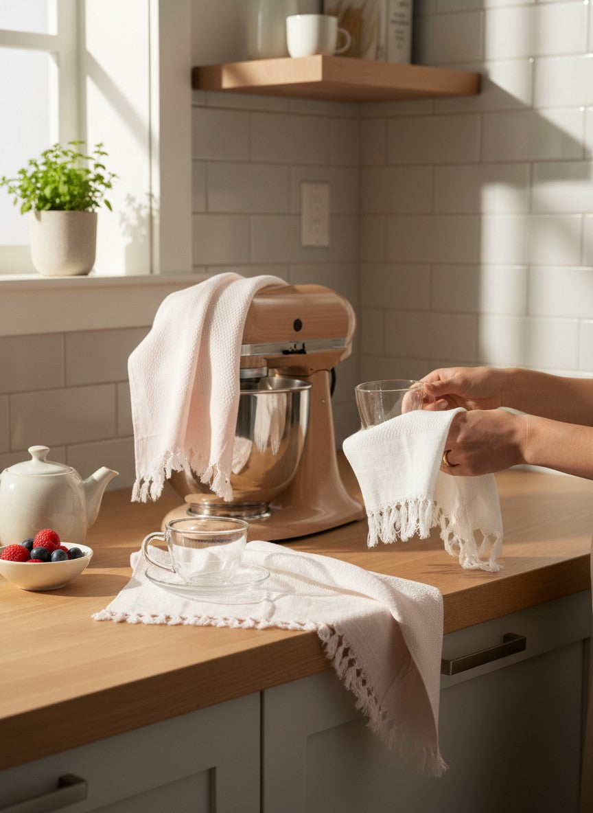 White Tea Towel — view 1